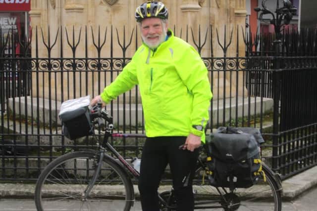 Philip Moon of Folkingham will be riding from Lincoln to Paris for charity. EMN-170603-160300001
