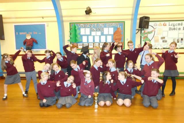 Debbie Savage and her winning William Alvey School dance troupe. EMN-170303-115930001