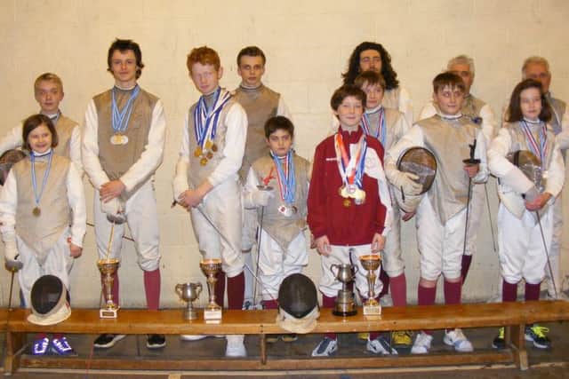 Young Louth fencers have won a glut of trophies and medals this season EMN-170203-150248002