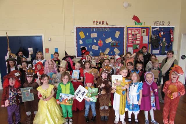 Pupils at Spilsby Primary dressed up as their favourite book character or in their pyjamas to read a bedtime story to celebrate World Book Day. ANL-170203-143315001