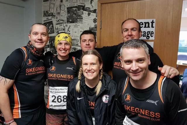 The Skegness and District Runners in Grantham.