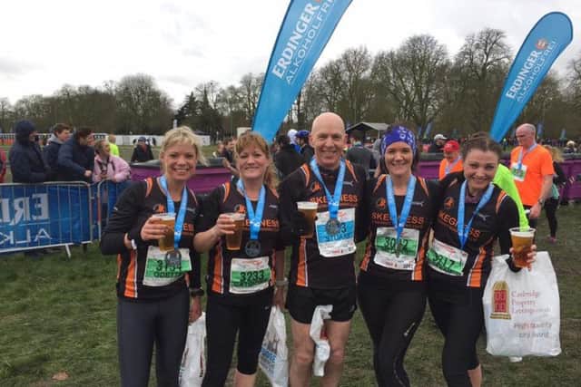The Skegness and District Runners in Cambridge.