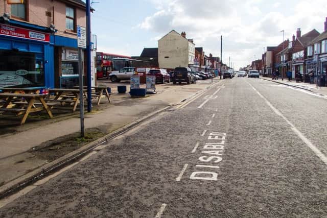 Businesses in Mablethorpe's Victoria Road are not happy with the new disabled parking bays.