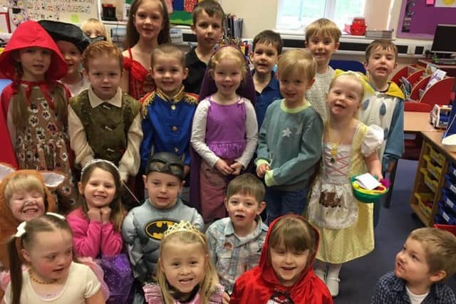 Caythorpe School pupils dressed up for World Book Day. EMN-170603-181938001