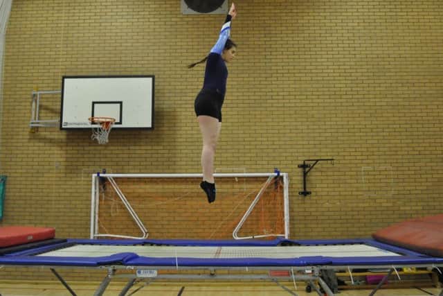 Jemma Goacher reached the East Midlands district trampoline finals EMN-170703-091001002