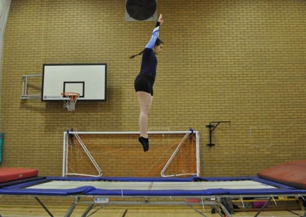 Jemma Goacher reached the East Midlands district trampoline finals EMN-170703-091001002