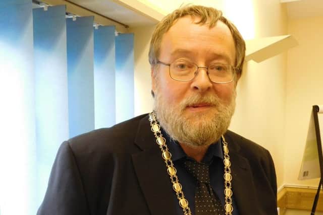 Mayor of Sleaford David Suiter.