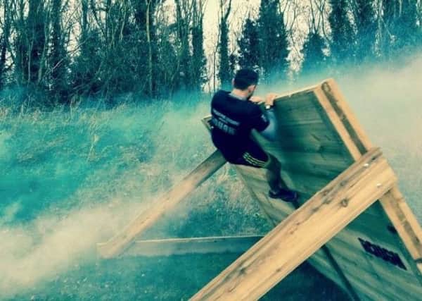 Water blast! Mud  run obstacle courses for all abilities in aid of the Air Ambulance at Rough Events of Ancaster. EMN-170313-194519001