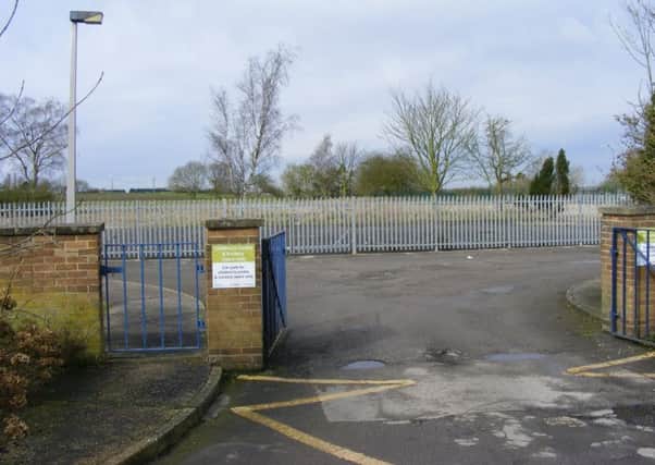 The former Lafford School site in Billinghay. EMN-170803-123430001