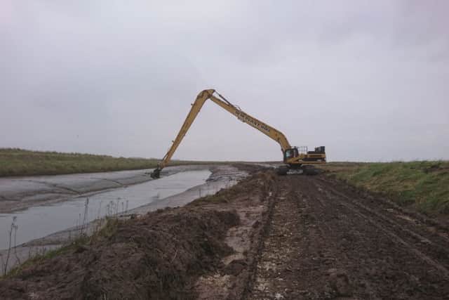 The work that was taking place at Tetney Haven is now complete.