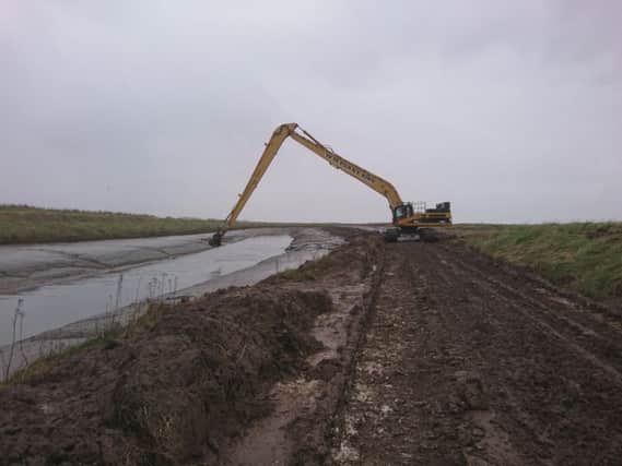 The work that was taking place at Tetney Haven is now complete.