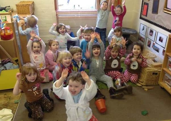 Children at Kirkby on Bain Nursery have been raising money for Crackerjacks Childrens Trust EMN-170315-073029001