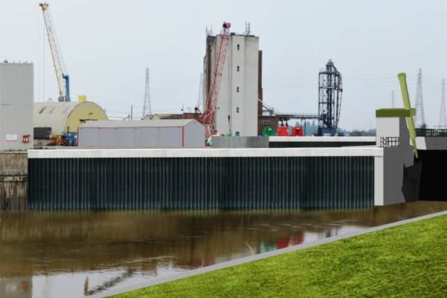 How the proposed Boston Barrier is set to look. Picture supplied