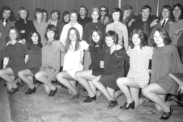 A scene from a Frampton Youth Club concert in mid-March 1972.