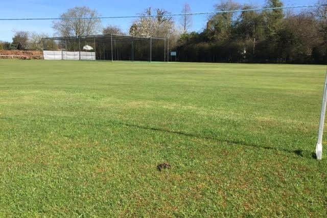What a mess. The scene at the cricket clubs ground last week. Photo supplied