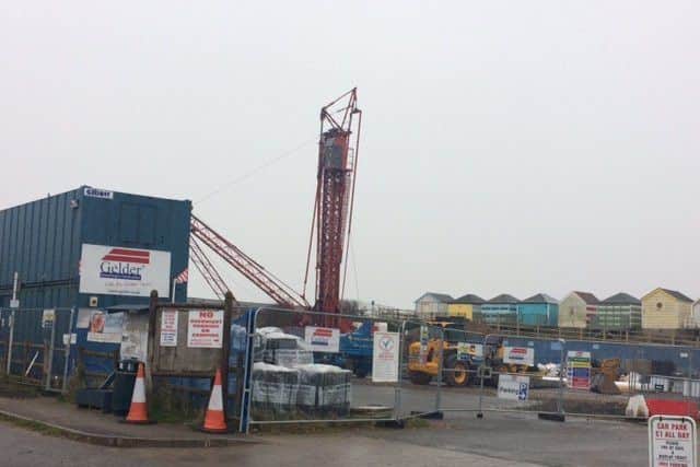 Work begins today on the constuction of the North Sea Observatory at Chapel Point. ANL-170313-075127001