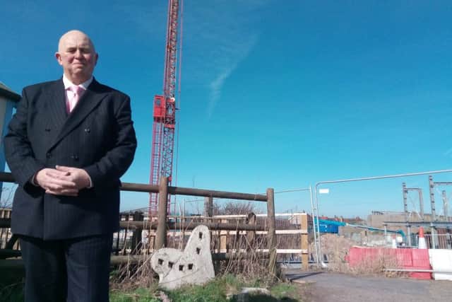 Coun Colin Davie, Lincolnshire County Council's executive member for economic development, at the site of the new North Sea Observatory in Chapel Point neat Skegness. ANL-170313-121420001