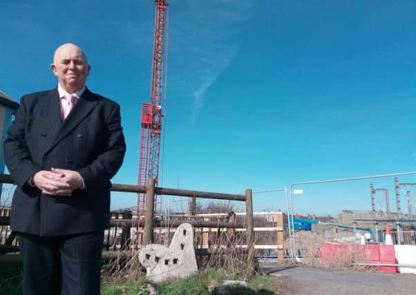 Coun Colin Davie, Lincolnshire County Council's executive member for economic development, at the site of the new North Sea Observatory in Chapel Point neat Skegness. ANL-170313-121420001