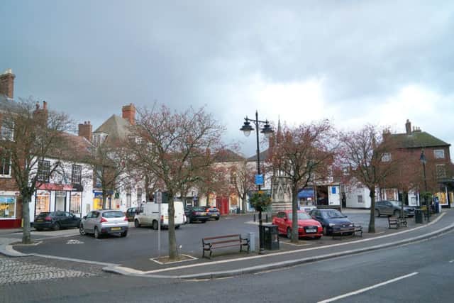 Horncastle market place