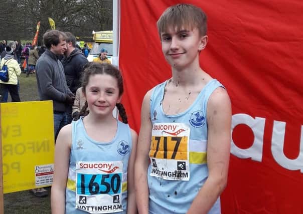 Ellie and Archie Rainbow made their farewell run for Mablethorpe at the national cross country champs EMN-170313-124907002