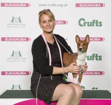 Market Rasen with Empress Neema a Basenji, which was the Best of Breed winner on the first day of Crufts 2017. Photo by onEdition