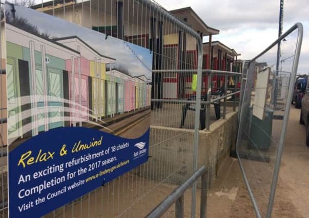 Beach hut works have now begun in Mablethorpe and will be complete by Easter.