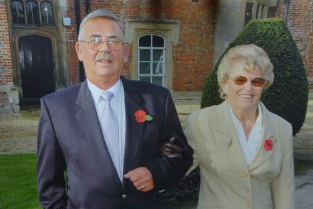 June Buffham with husband Peter