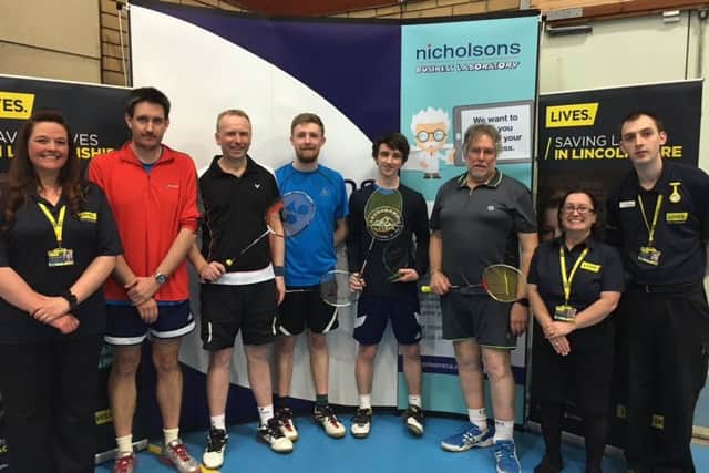 Sleaford Badminton Club won the first Nicholsons Charity Badminton Tournament EMN-170320-183340002