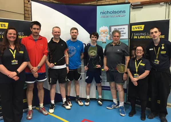 Sleaford Badminton Club won the first Nicholsons Charity Badminton Tournament EMN-170320-183340002