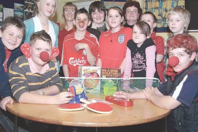 Red Nose Day celebrations with the First Skegness Scouts in March 2007.