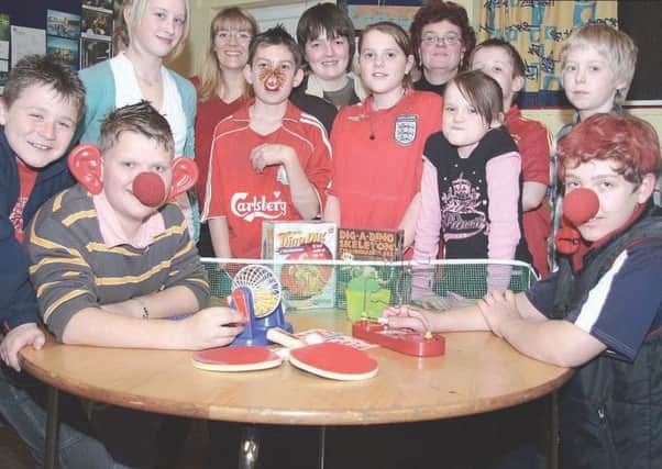 Red Nose Day celebrations with the First Skegness Scouts in March 2007.