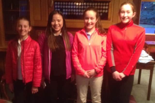 Kenwicks golden girls, from left, Sunny Williamson, Yue Yue To, Kate Vigrass, Poppy Kinsey EMN-170316-190152002
