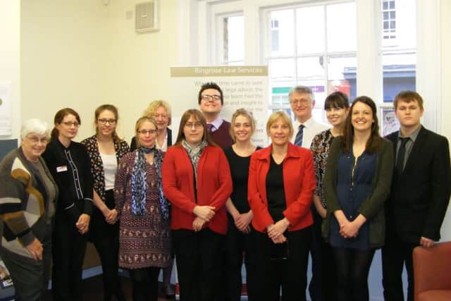 The Ringrose Law team at Sleaford. EMN-170316-160450001