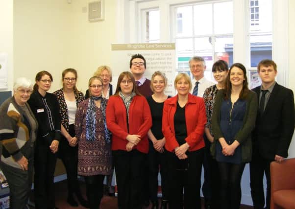 The Ringrose Law team at Sleaford. EMN-170316-160450001