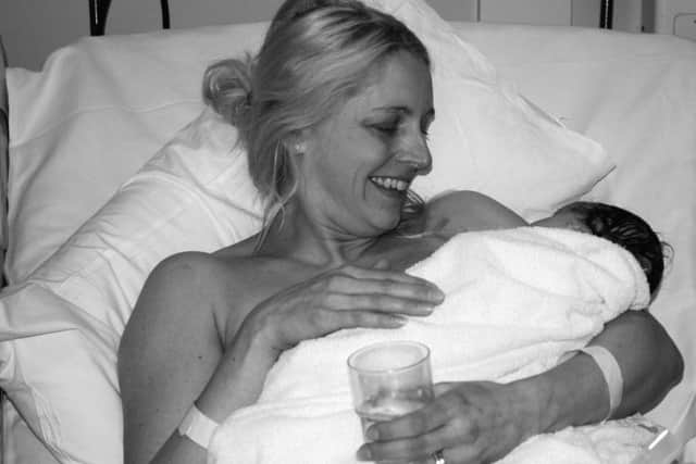An example of a Positive Birth. Sarah Budden, an accountant from Caythorpe is now a birth doula. EMN-170317-170424001