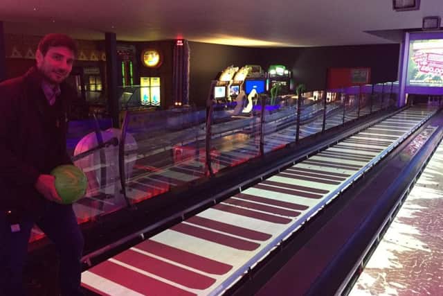 Fantasy Island director Edward Mellors at the new bowling alley at Fantasy Island in Ingoldmells ANL-170318-155345001