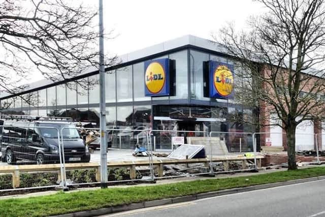 The bigger and better Lidl will open its doors in Mablethorpe on March 30. Photo credit: Mablethorpe Photo Album.