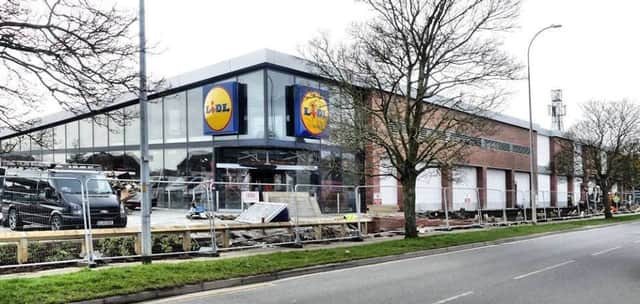 The bigger and better Lidl will open its doors in Mablethorpe on March 30. Photo credit: Mablethorpe Photo Album.