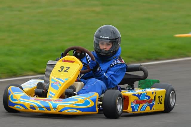 Louth kart racer Daniel Drury drove to a podium finish in the Mini-Max class final EMN-170320-144743002