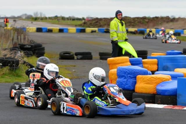 The newly revised Bus Stop chicane at Strubby Airfield EMN-170320-144754002