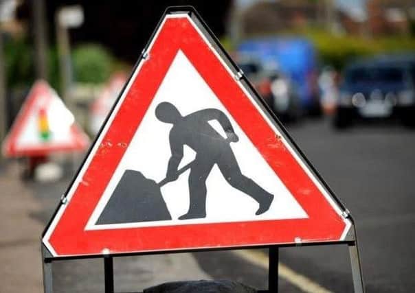 Roadworks.