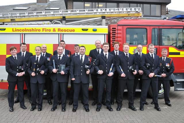 A group of the newly recruited firefighters. EMN-170321-170546001