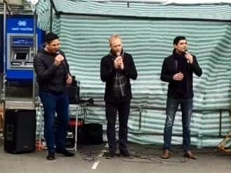 Operatic trio performs in Louth (March 22, 2017).
