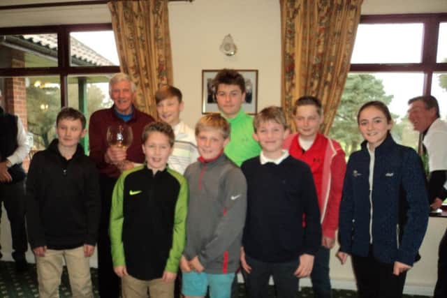 Six of the winning junior team had never played the full course before the Captains Challenge EMN-170322-170615002