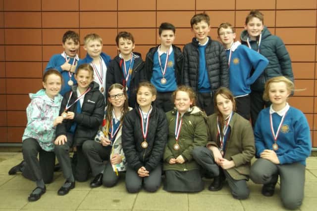 St Michael's Year 5 and 6 squad also claimed a podium prize EMN-170323-092429002