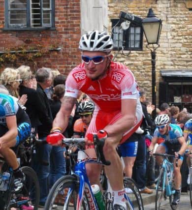 Professional cyclist George Atkins holds the record for the Sleaford Wheelers Charity TT EMN-170323-161337002