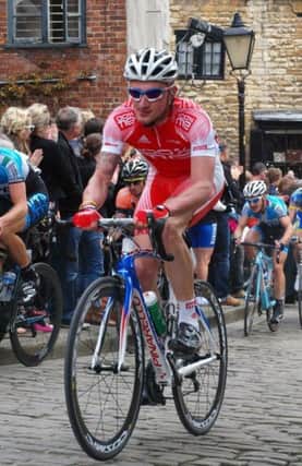 Professional cyclist George Atkins holds the record for the Sleaford Wheelers Charity TT EMN-170323-161337002