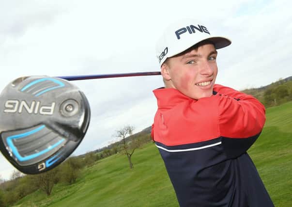Sleaford Golf Club junior Jake Craddock 15, is set for his England debut EMN-170304-142322002