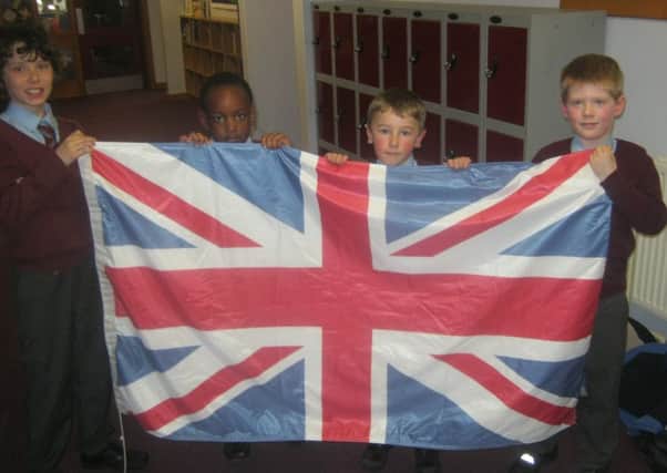 William Alvey School youngsters have offered their Union Jack to the International Bomber Command Centre after its flag and pole were stolen. EMN-170329-101957001