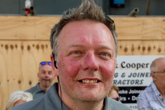 Race organiser Dan Ellmore.